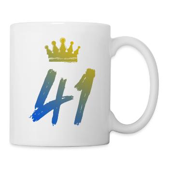 41 Couronne numérique - Mug blanc - blanc - Droite