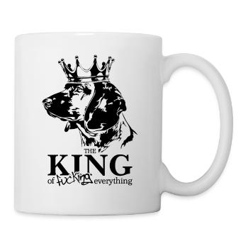 CHIEN DE SUEUR DE MONTAGNE BAVAROIS Roi Wilsigns - Mug blanc - blanc - Droite
