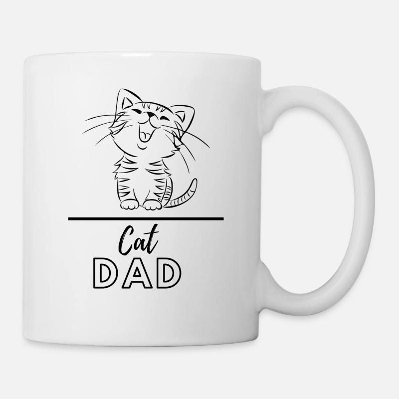 Cat Dad - Cat Daddy - Cat Love - Mug - white
