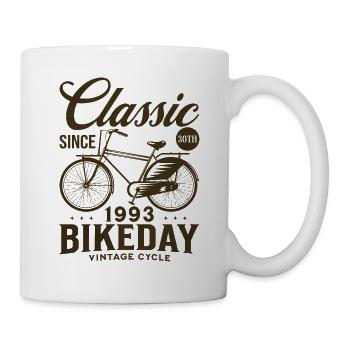 Fan De Vélo 1993 30 Ans Anniversaire Cycliste - Mug blanc - blanc - Droite