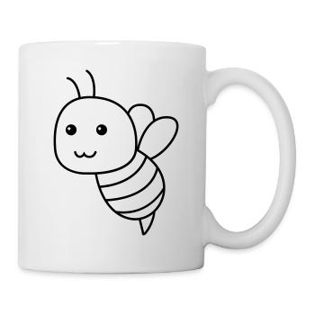 Honeybee Comic Animal - Mug - white - Right
