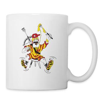 Fondue, Wiltsch, Suisse, Fête, Fromage, Pain - Mug blanc - blanc - Droite