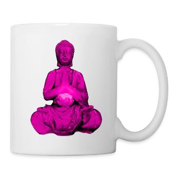 Buddha Figur - Tasse - Weiß - Rechts