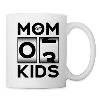 MOM OF 3 KIDS MOM THIRD CHILD - Mug - white - Right