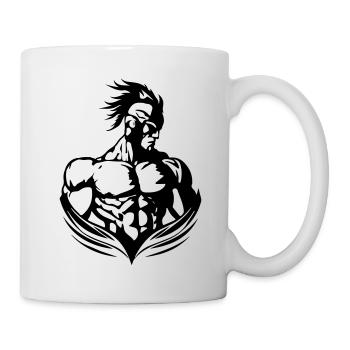 Gladiator Muscles Spartan Gym - Mug blanc - blanc - Droite