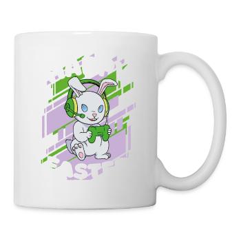 Happy Easter Day, Gamer Bunny, Easter Bunny, Jeu - Mug blanc - blanc - Droite