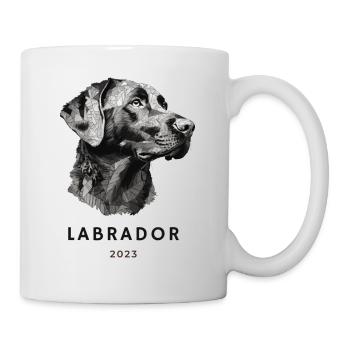 Labrador - Tasse - Weiß - Rechts