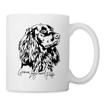 German Longhaired Pointer Hunting Dogs Dogs Wilsigns - Mug - white - Right