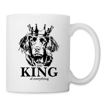 Caille Allemande Chien Roi de tout Wilsigns - Mug blanc - blanc - Droite