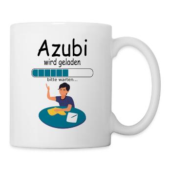 Willkommensgeschenk für Neue Azubi Auszubildender - Tasse - Weiß - Rechts
