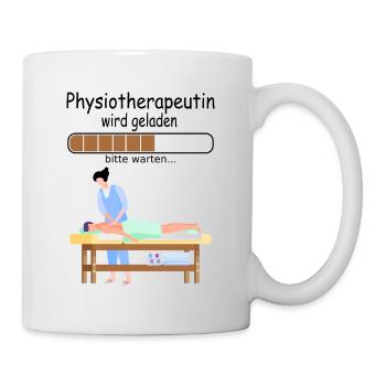 Angehende Physiotherapeutin Ausbildung Beginn - Tasse - Weiß - Rechts