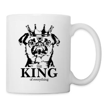 Petit Brabancon King of everything Spruch Wilsigns - Tasse - Weiß - Rechts