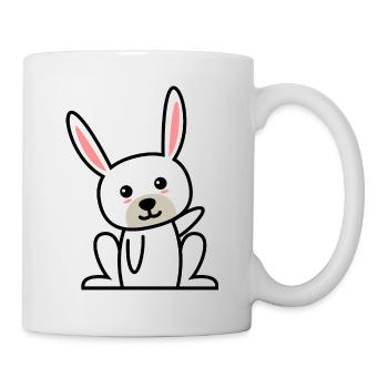Bunny Comic Animal - Mug - white - Right