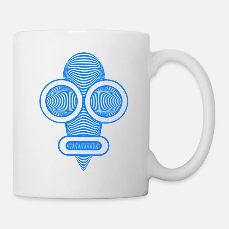 Hypnotize Head Light Blue - Mug - white