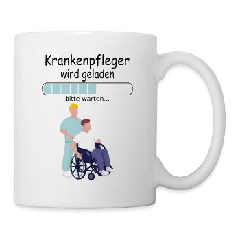 Angehende Krankenpfleger Ausbildung Baby Junge - Tasse - Weiß - Rechts