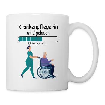 Angehende Krankenpflegerin Ausbildung Baby Mädchen - Tasse - Weiß - Rechts