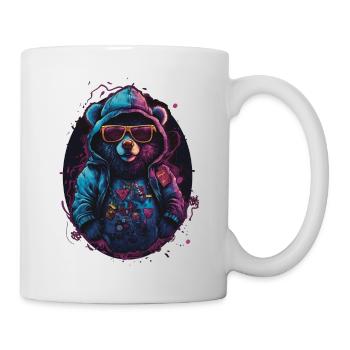 Rapper Teddy - Mug - white - Right