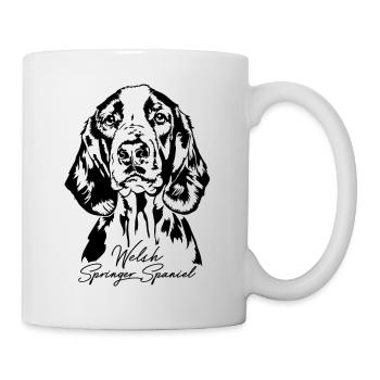 Welsh Springer Spaniel Portrait Dogs Wilsigns - Mug - white - Right