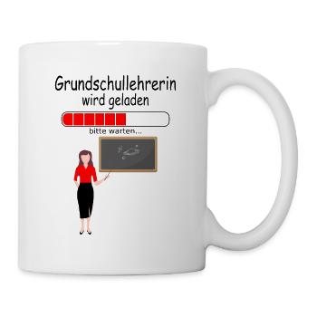 Angehende Grundschullehrerin in Ausbildung Baby - Tasse - Weiß - Rechts