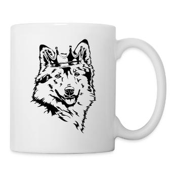 Icelandic Dog Crown Dogs Dog Wilsigns - Mug - white - Right