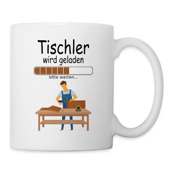 Angehenden Tischler Ausbildung für Baby Azubi - Tasse - Weiß - Rechts