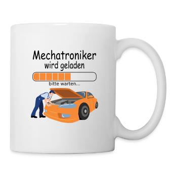 KFZ Mechatroniker in Ausbildung Lehre für Azubi - Tasse - Weiß - Rechts