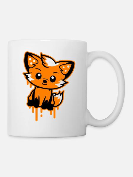 Fox Comic - Mug blanc - blanc