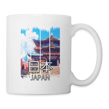 Japanese Temple – Anime Shirt - Mug - white - Right