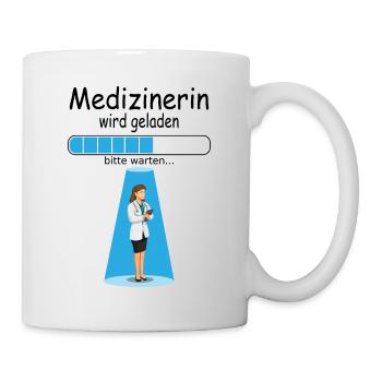 Medizin Studienbeginn für Studentin Baby - Tasse - Weiß - Rechts