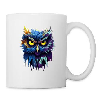 Eule - Tasse - Weiß - Rechts