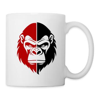 Gorilla Head - Mug - white - Right