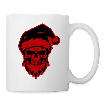 Santa Claus Skull - Mug - white - Right
