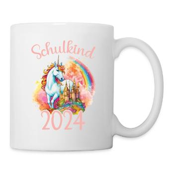 Écolier 2024 Licorne École Élève - Mug blanc - blanc - Droite
