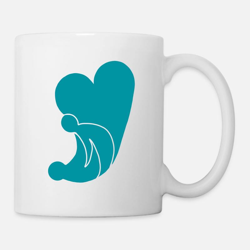L’amour aide - Mug blanc - blanc