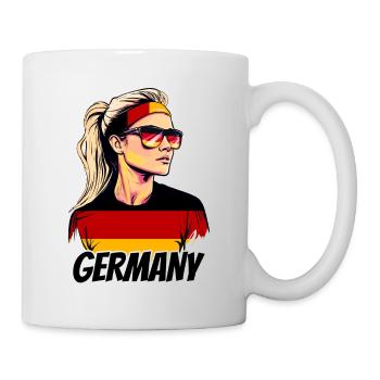 Germany Flag Flag Woman Sunglasses Fan - Mug - white - Right