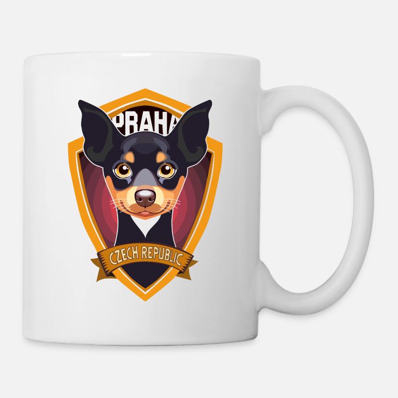 Prague ratier - Mug - white