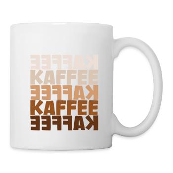 Kaffee cafe - Tasse - Weiß - Rechts
