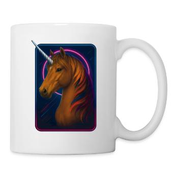 Icelandic Unicorn - Cyber-Fantasy Vibes - Mug - white - Right