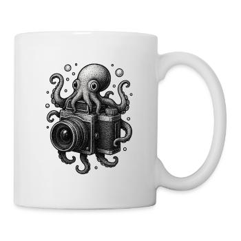 Octopus Camera - Mug - white - Right