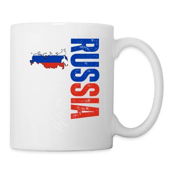 Fabriqué en Russie, fierté russe - Mug blanc - blanc - Droite