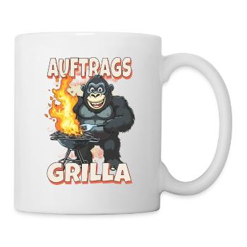 Grilling Grilla Griller Gorilla BBQ Saying Funny - Mug - white - Right