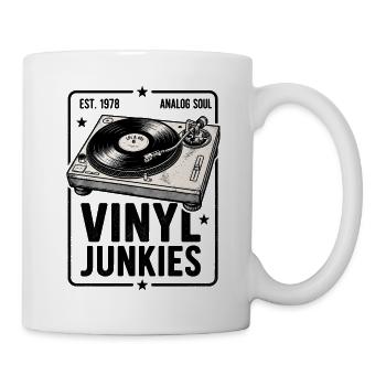 Vinyl Junkies Analog Soul - Mug - white - Right