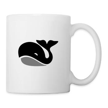 Wal - Tasse - Weiß - Rechts