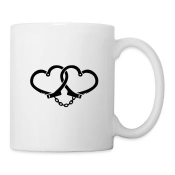 love handcuffs - Mug blanc - blanc - Droite