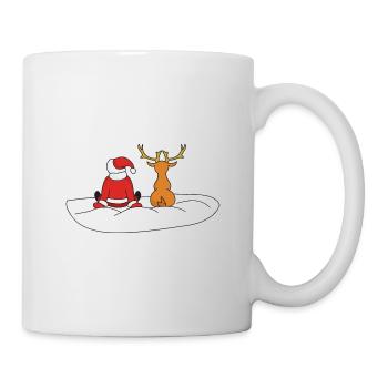Noël drôle Noël Noël Noël - Mug blanc - blanc - Droite