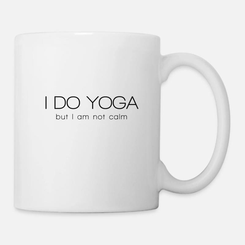 Yoga - Tasse - Weiß