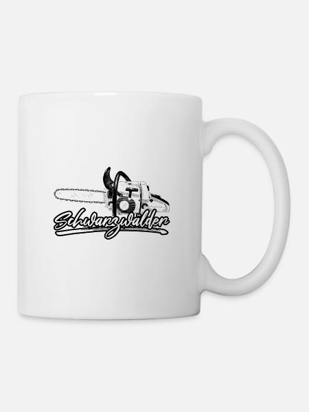 Schwarzwälder Heimat Bollenhut Kuckuck - Tasse - Weiß