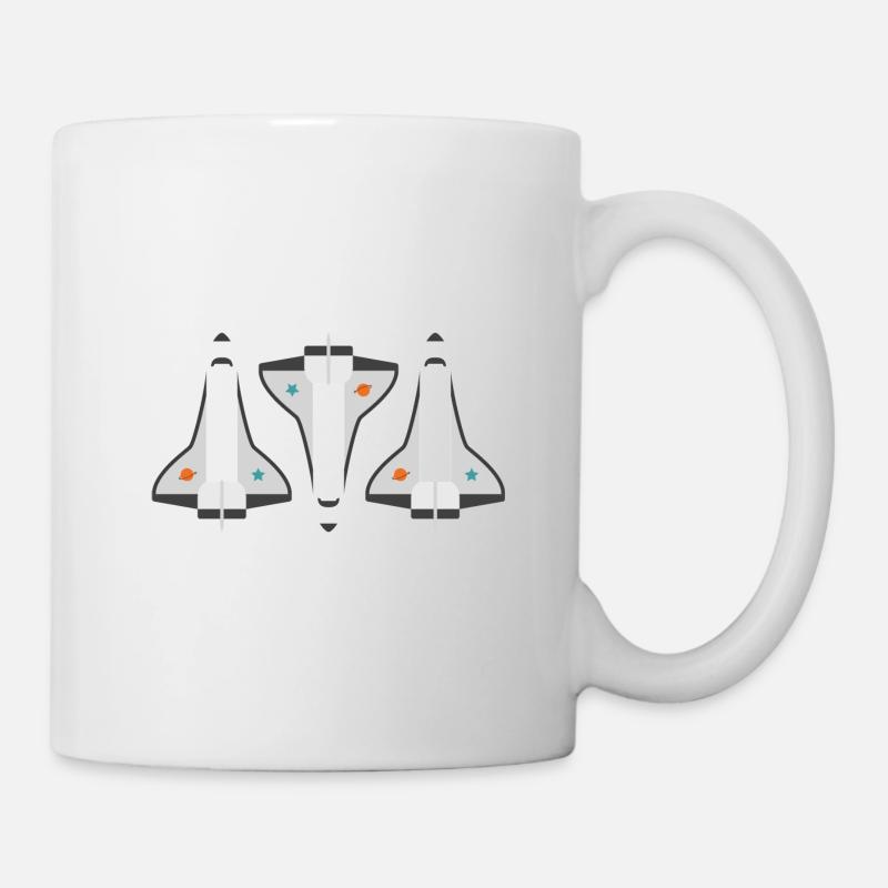 Drei Space Shuttles - Tasse - Weiß