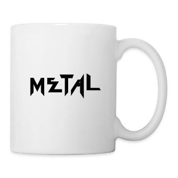 Heavy métal - Mug blanc - blanc - Droite