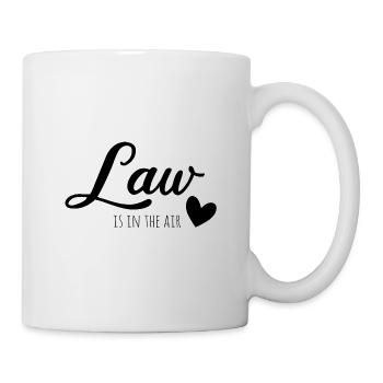 law is in the air - Mug - white - Right